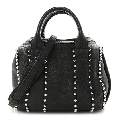 Alexander Wang Calfskin Studded Rockie Matte Black Rhodium Hardware 1 of 9