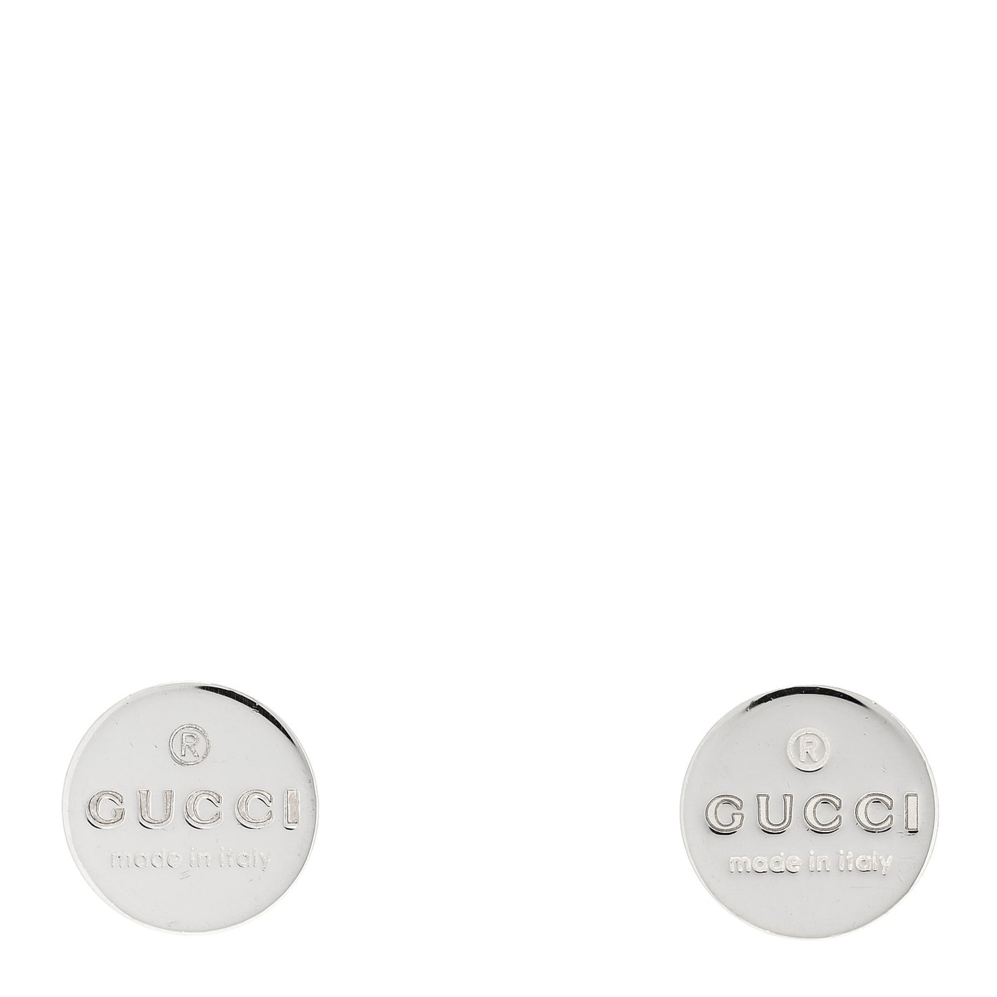 Sterling Silver Round Stud Earrings