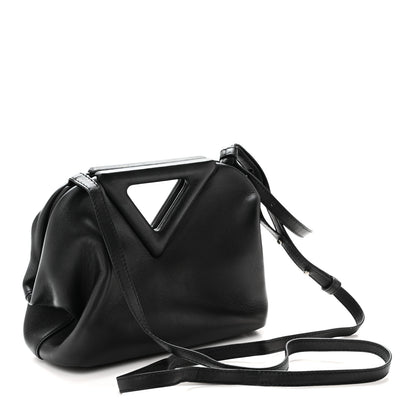 Bottega Veneta Calfskin Small The Point Triangle Bag Black 3 of 9