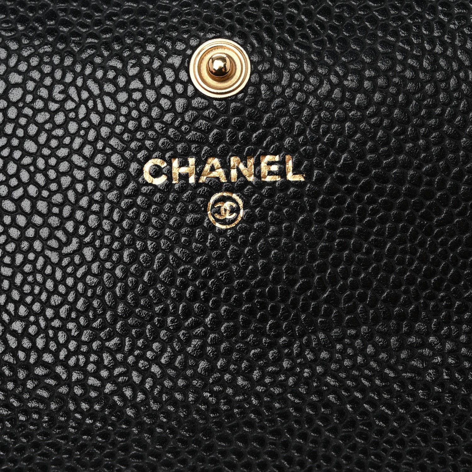 Chanel Caviar Quilted Large Gusset Flap Wallet Black 6 of 10