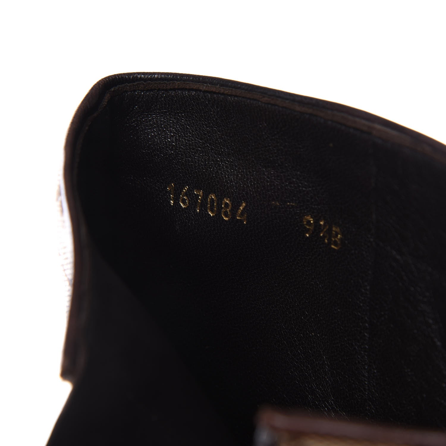 Gucci Monogram Tall Boots 9.5 Brown 8 of 8