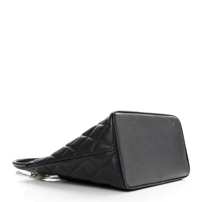 Chanel Caviar Quilted Medallion Tote Navy 4 of 12