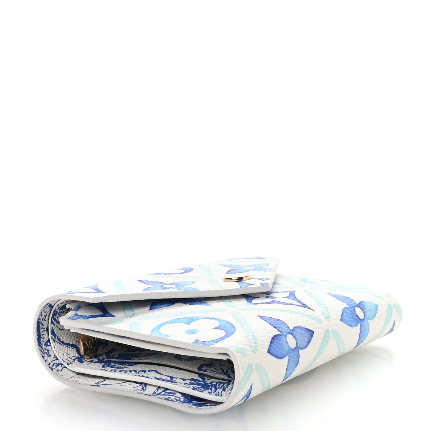 Monogram Tiles By The Pool Victorine Wallet Blue