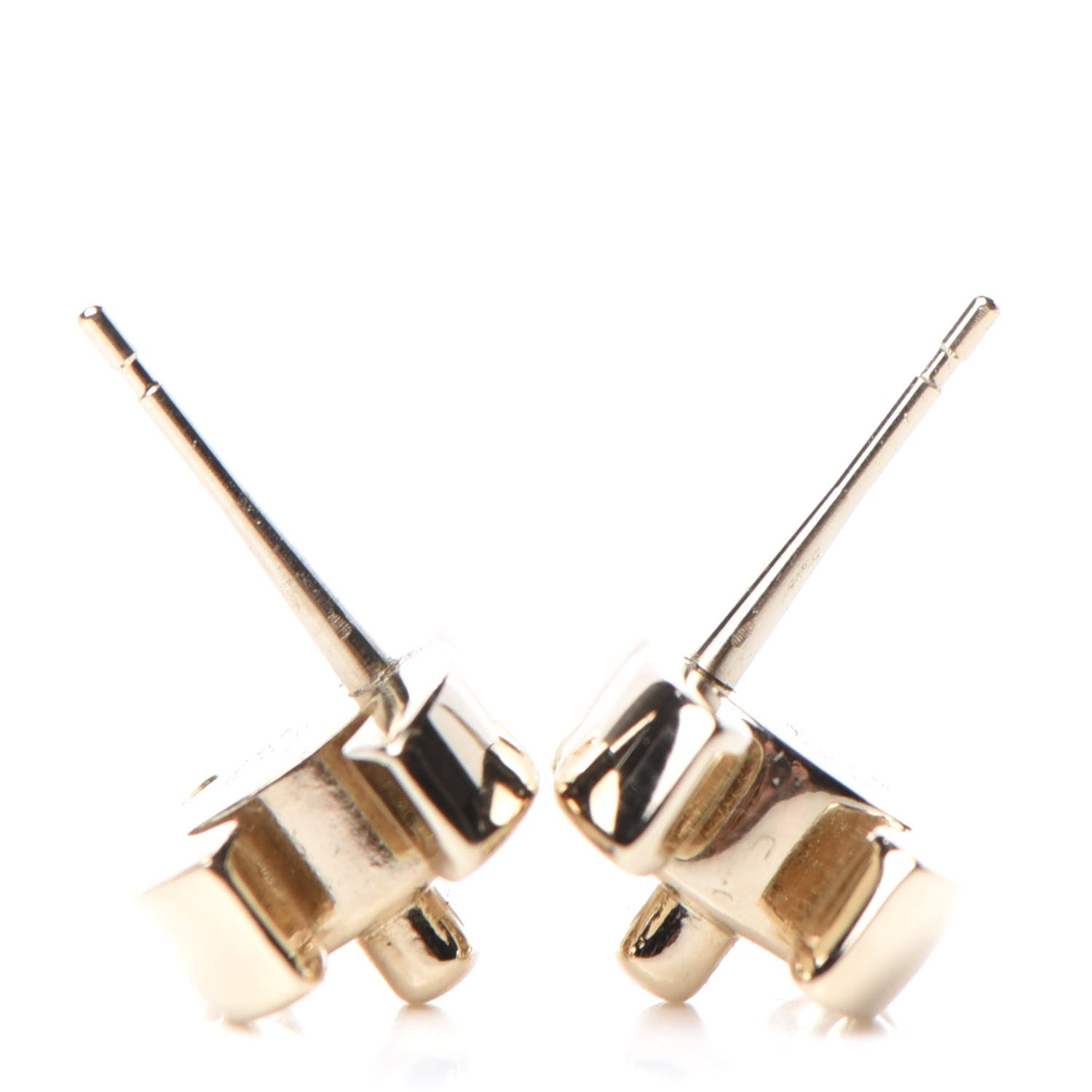 Chanel Metal CC Turnlock Earrings Gold 3 of 5