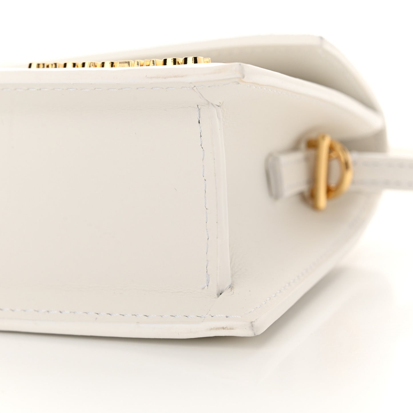 Smooth Calfskin Le Bambino Long White