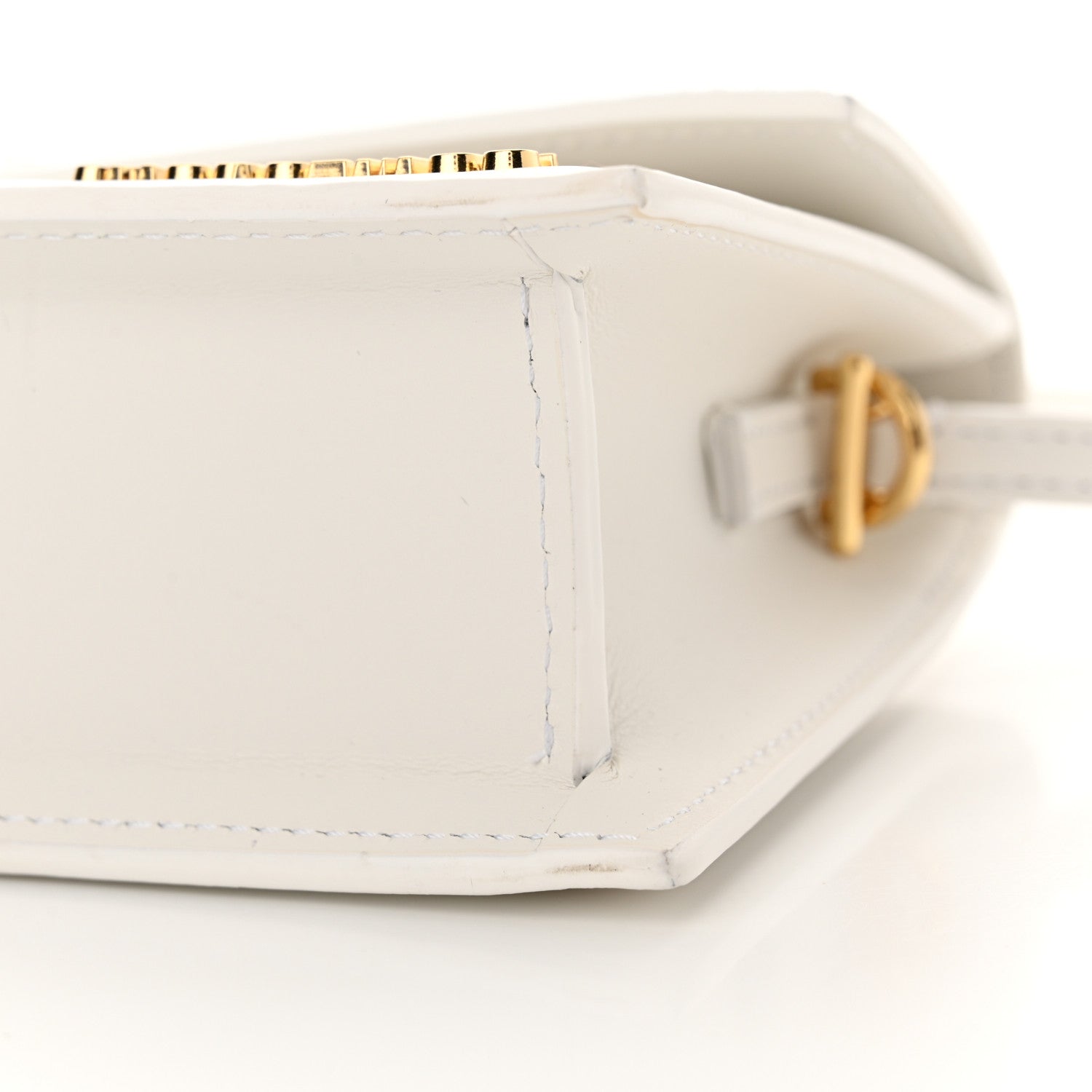 Jacquemus Smooth Calfskin Le Bambino Long White 9 of 10