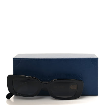 Louis Vuitton Acetate LV Circle Cat Eye Sunglasses Z2109W Black 7 of 7