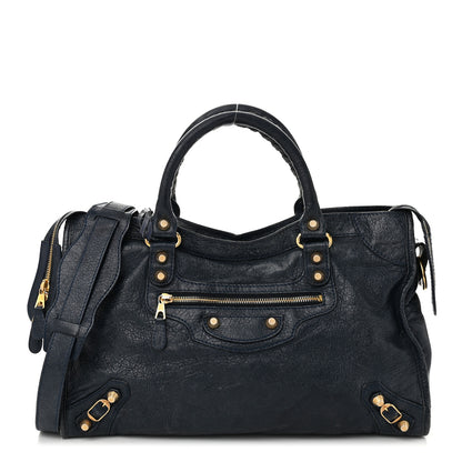 Balenciaga Agneau Giant 12 Gold Hardware City Bleu Obscur 1 of 15