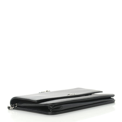 Chanel Caviar Sevruga Wallet On Chain WOC Black 4 of 12