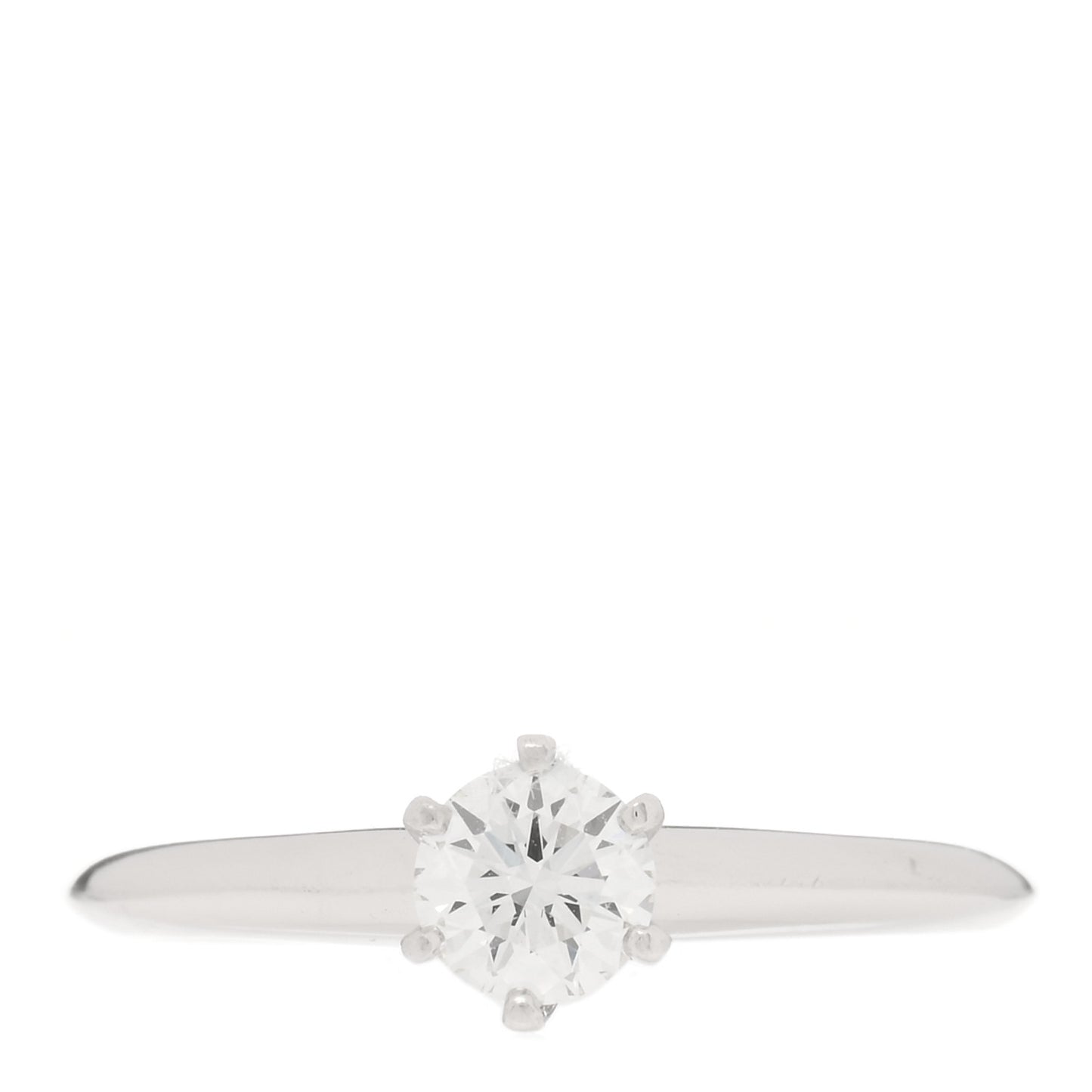 Platinum Diamond .39ct Solitaire Engagement Ring 49 5