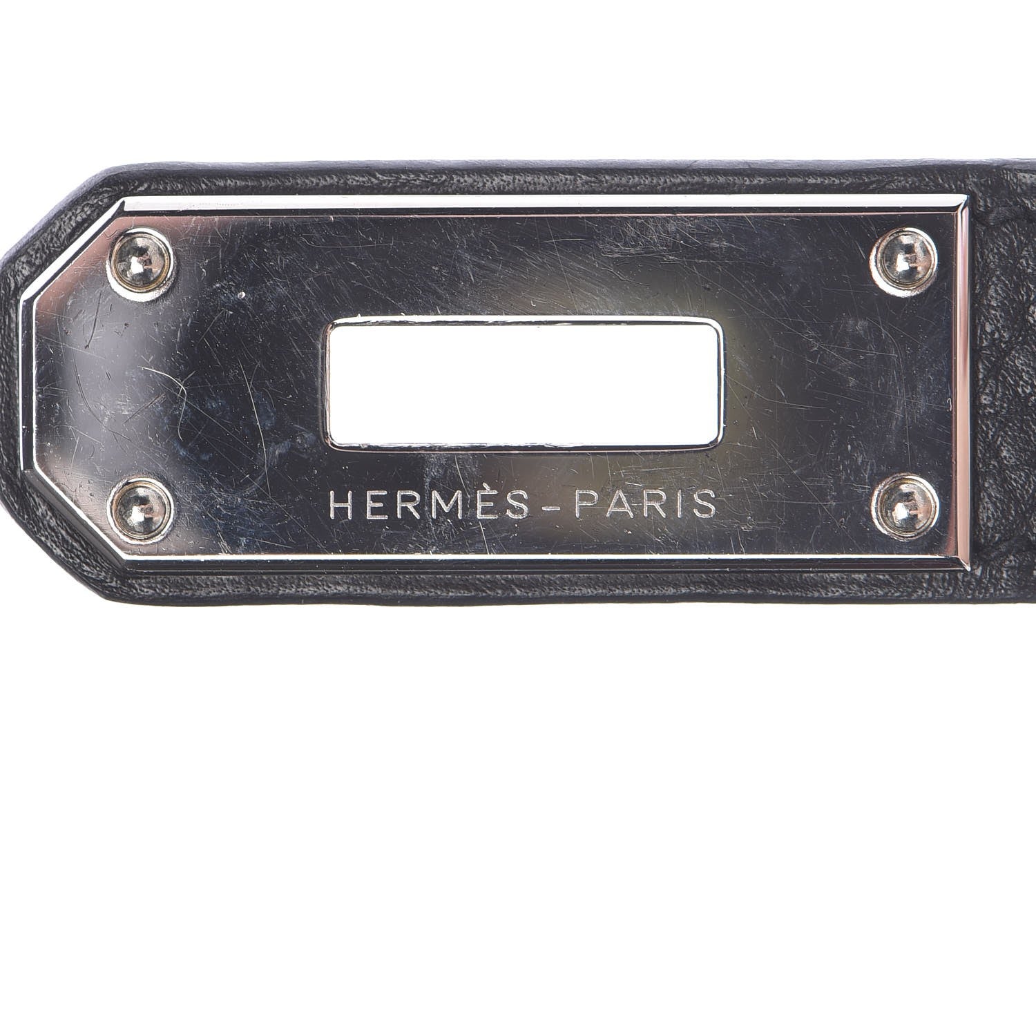 Hermes Taurillon Clemence Shoulder Kelly 40 Black 25 of 33