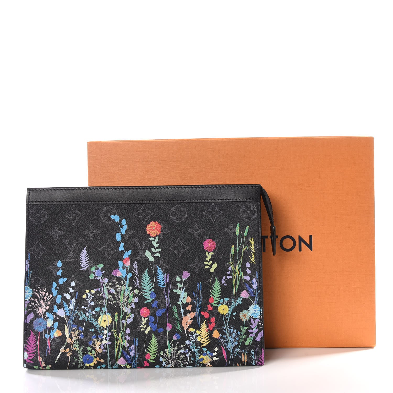 Louis Vuitton Monogram Eclipse Folia Pochette Voyage MM 13 of 13