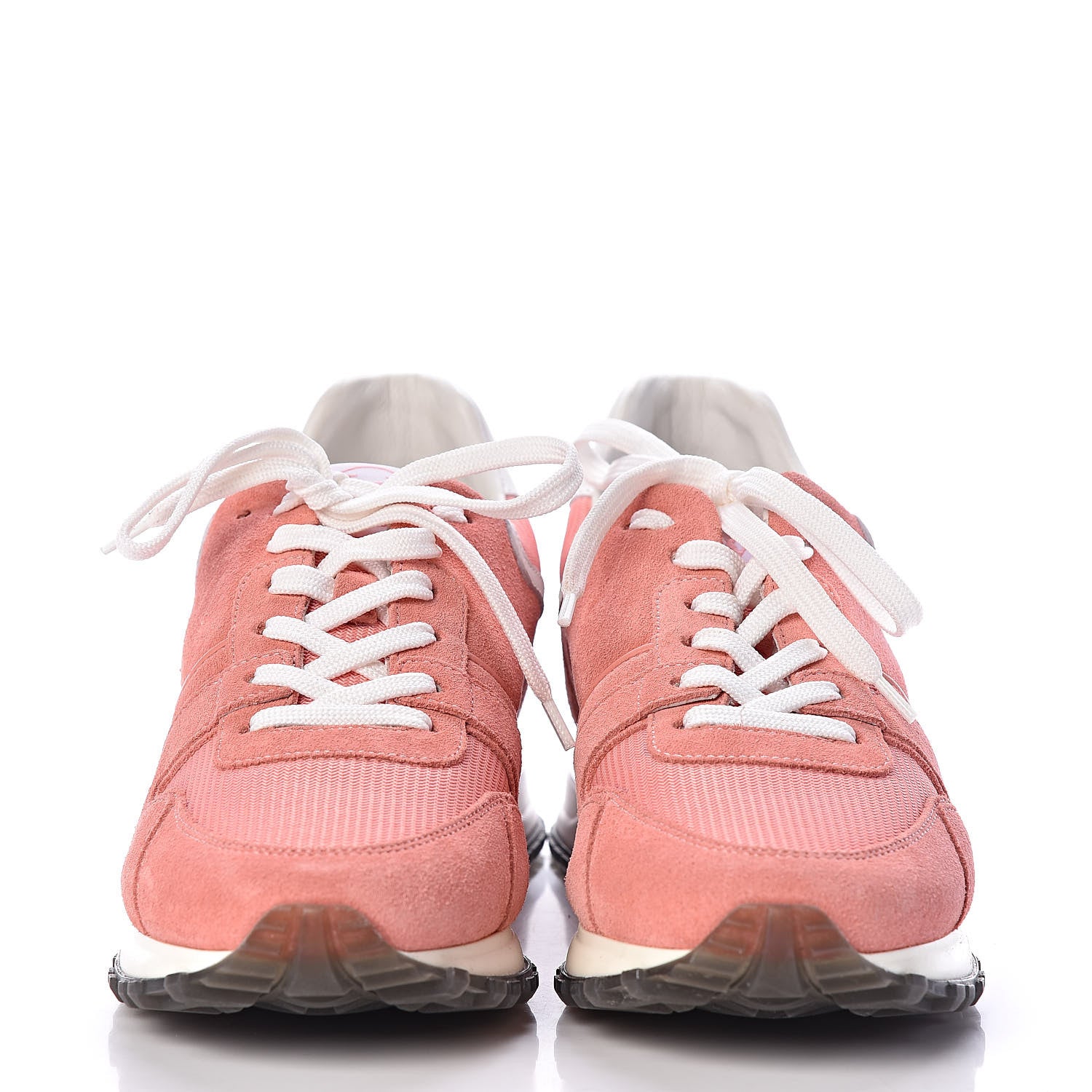 Louis Vuitton Nubuck Suede Run Away Sneakers 36 Pink 2 of 7