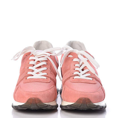 Louis Vuitton Nubuck Suede Run Away Sneakers 36 Pink 2 of 7