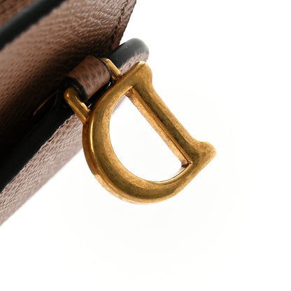 Christian Dior Grained Calfskin Saddle Card Holder Fard 9 of 9