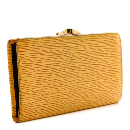 Louis Vuitton Epi Continental French Purse Wallet Tassil 3 of 13