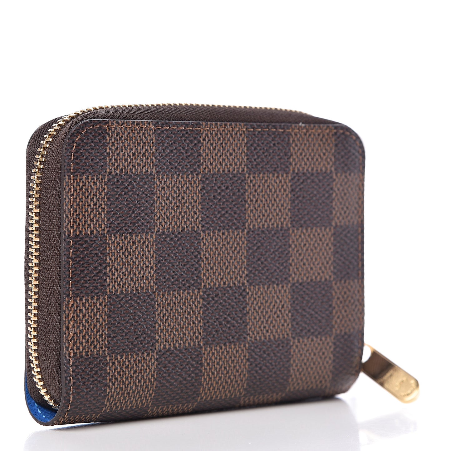 Damier Ebene 2019 Christmas Animation Zippy Coin Purse Blue