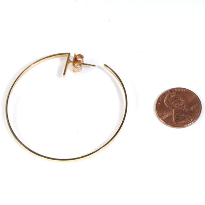 Gucci 18K Rose Gold G Hoop Earrings 2 of 5