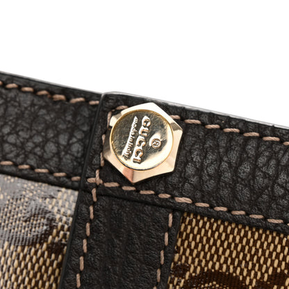 Gucci Crystal Monogram Continental Charmy Wallet Brown 9 of 10