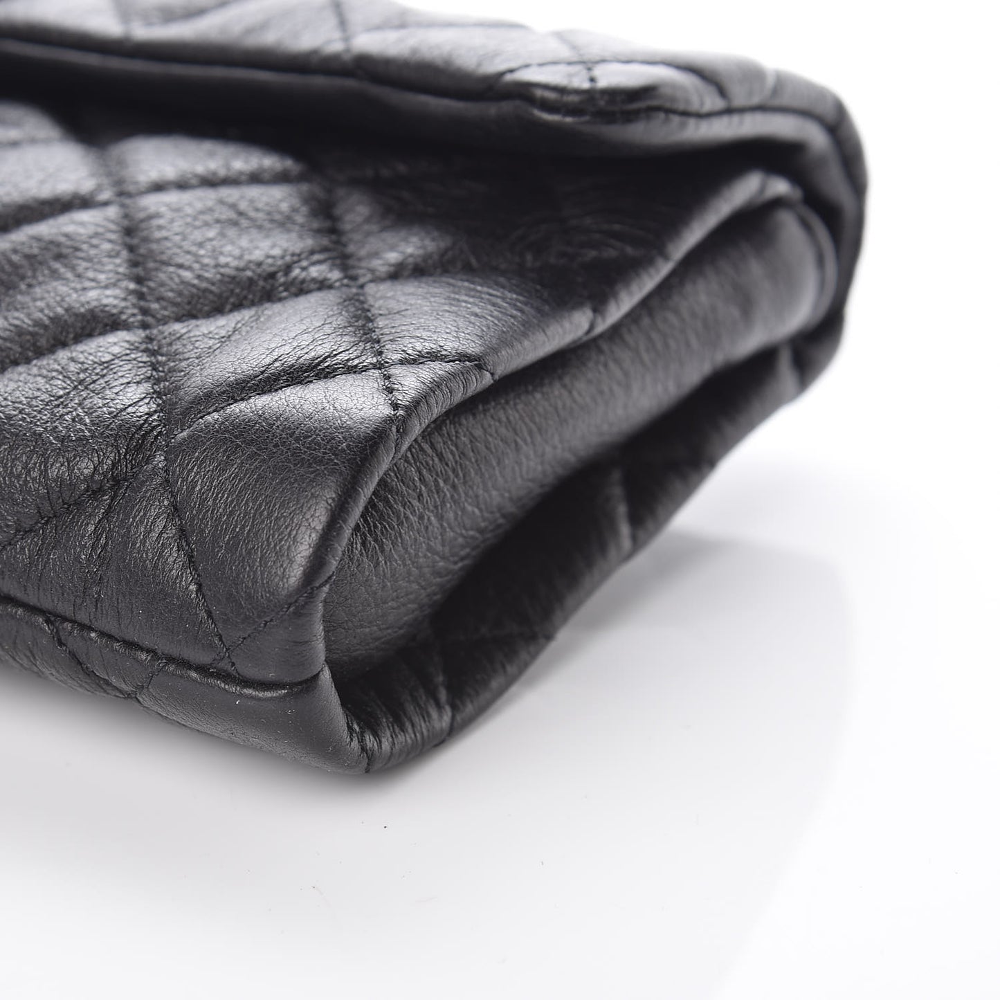 Sheepskin Mademoiselle Clutch Black