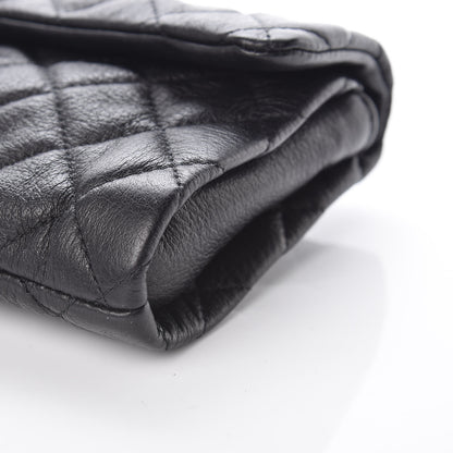 Chanel Sheepskin Mademoiselle Clutch Black 10 of 10