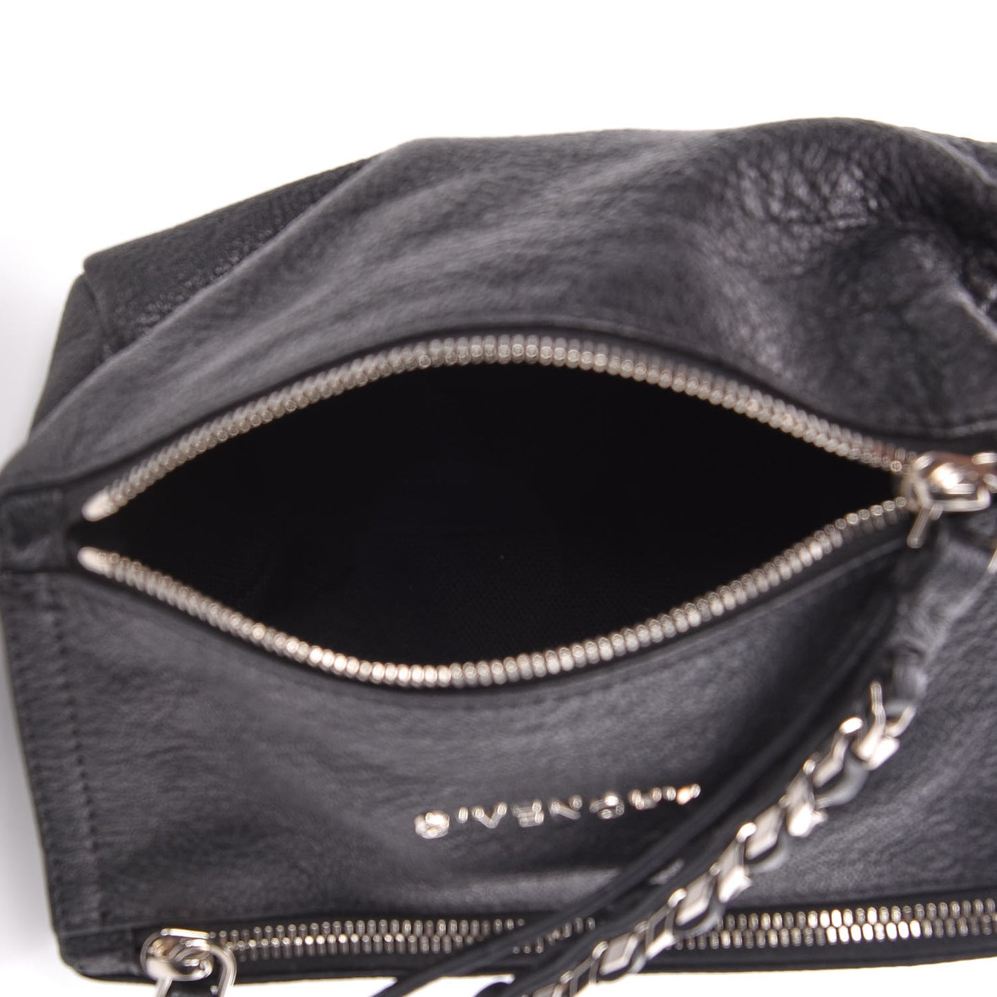 Sugar Goatskin Pandora Wristlet Black
