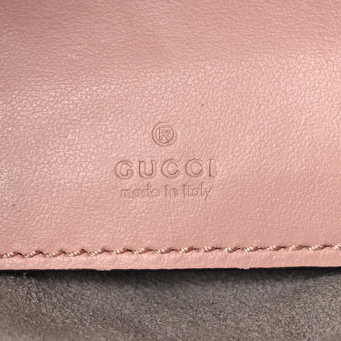Calfskin Matelasse Mini GG Marmont 2.0 Bucket Bag Perfect Pink