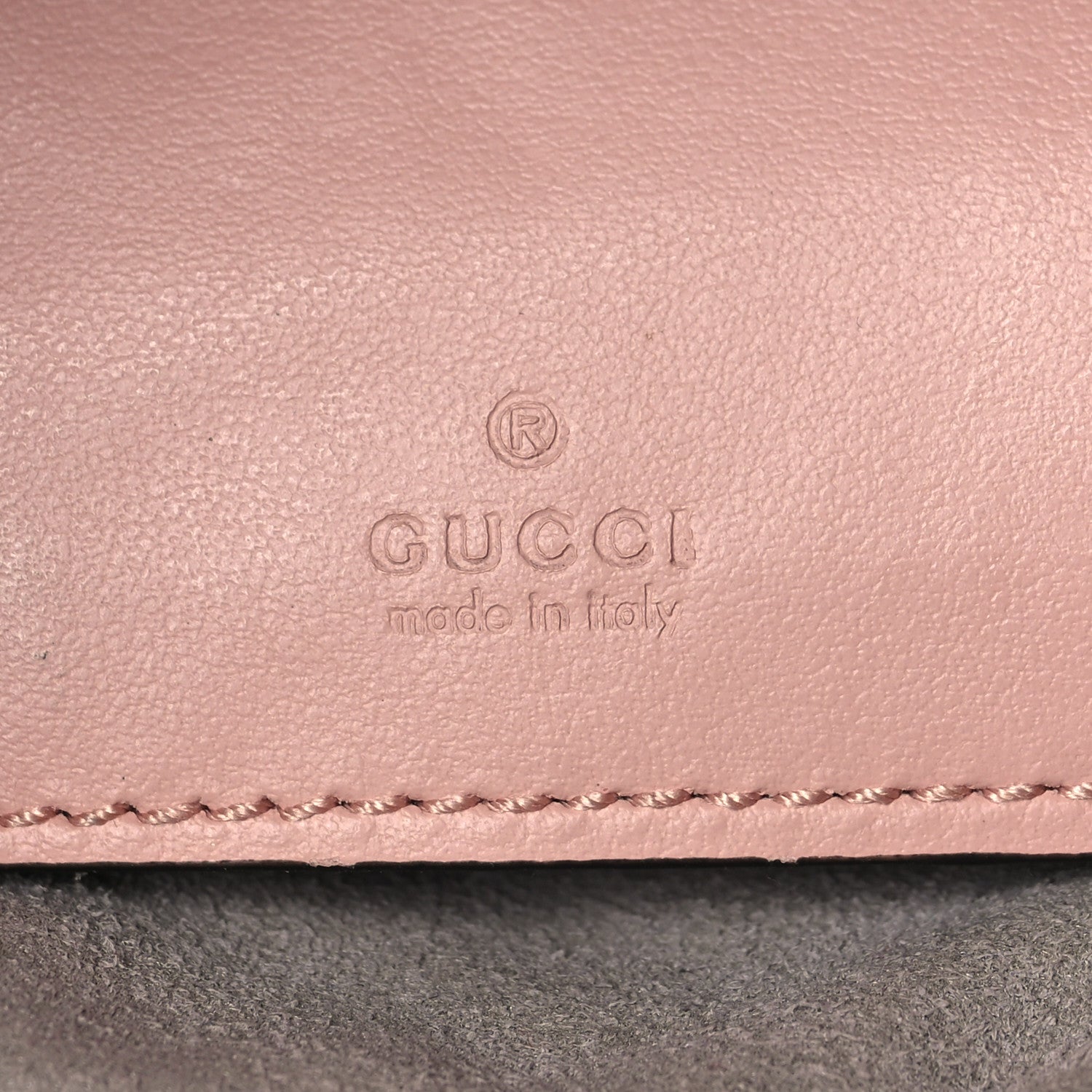 Gucci Calfskin Matelasse Mini GG Marmont 2.0 Bucket Bag Perfect Pink 6 of 8