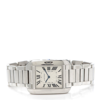 Cartier Stainless Steel 23mm Tank Anglaise Quartz Watch 2 of 7