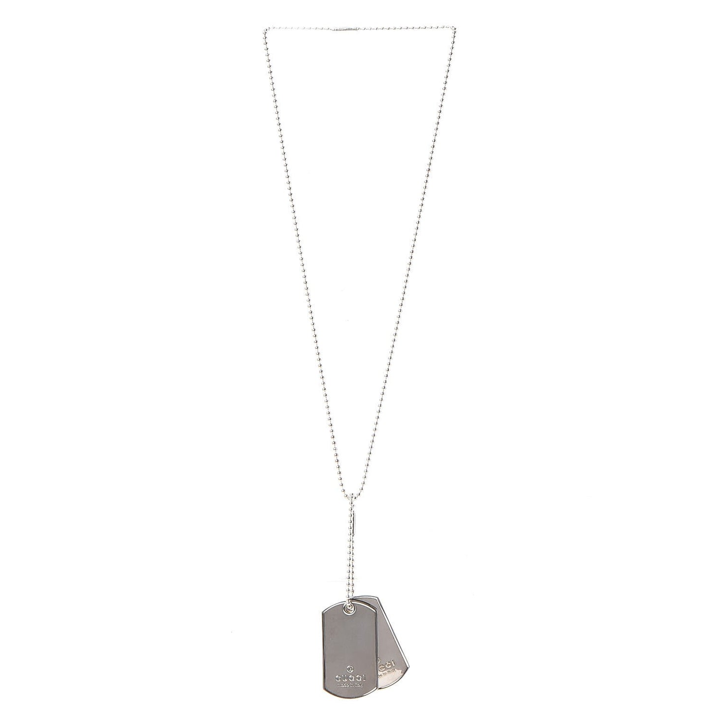 Sterling Silver Dog Tag Necklace
