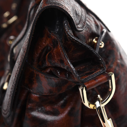 Mulberry Shiny Leopard Oversized Alexa Dark Oak 18 of 24