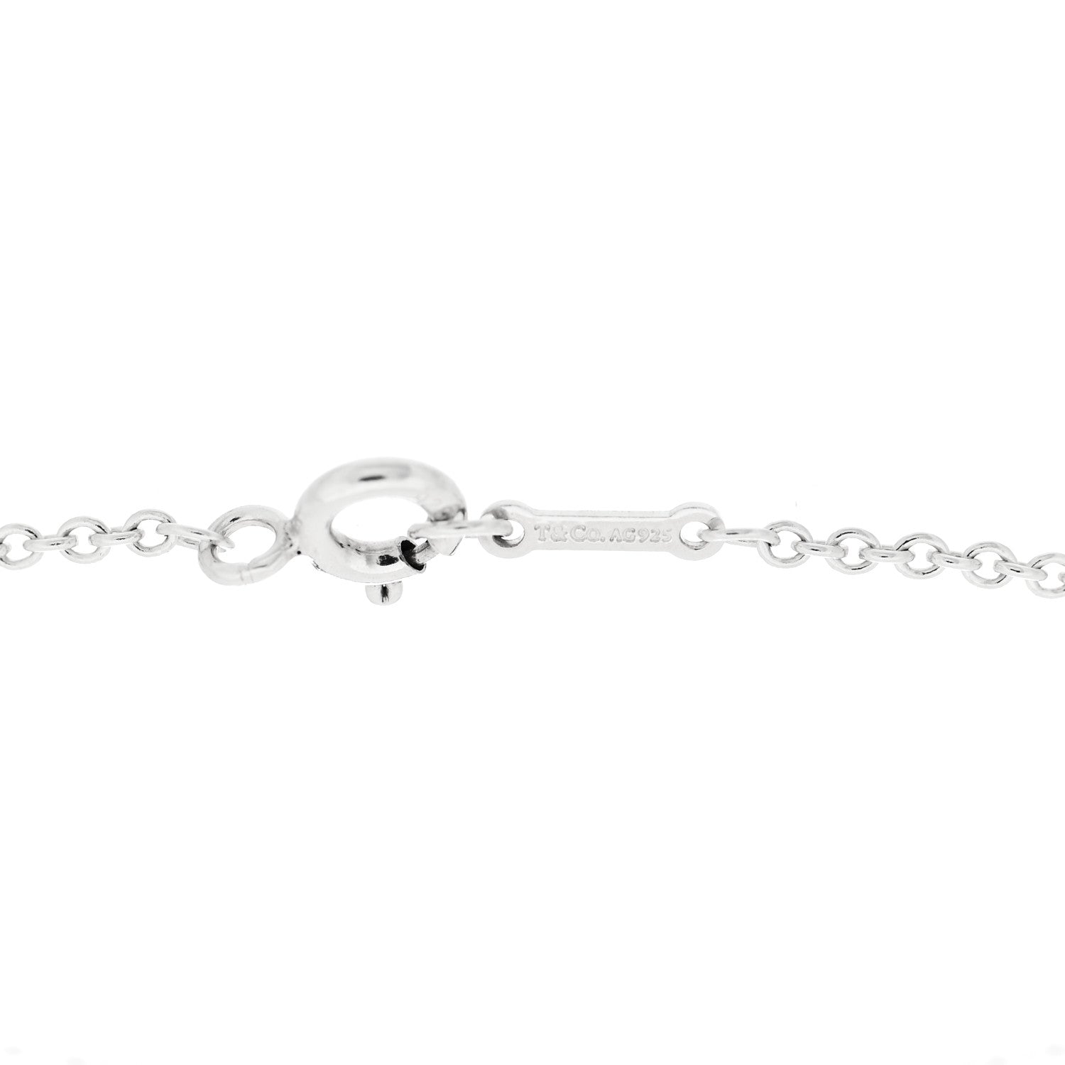 Tiffany Sterling Silver Graffiti Love Bracelet 3 of 5