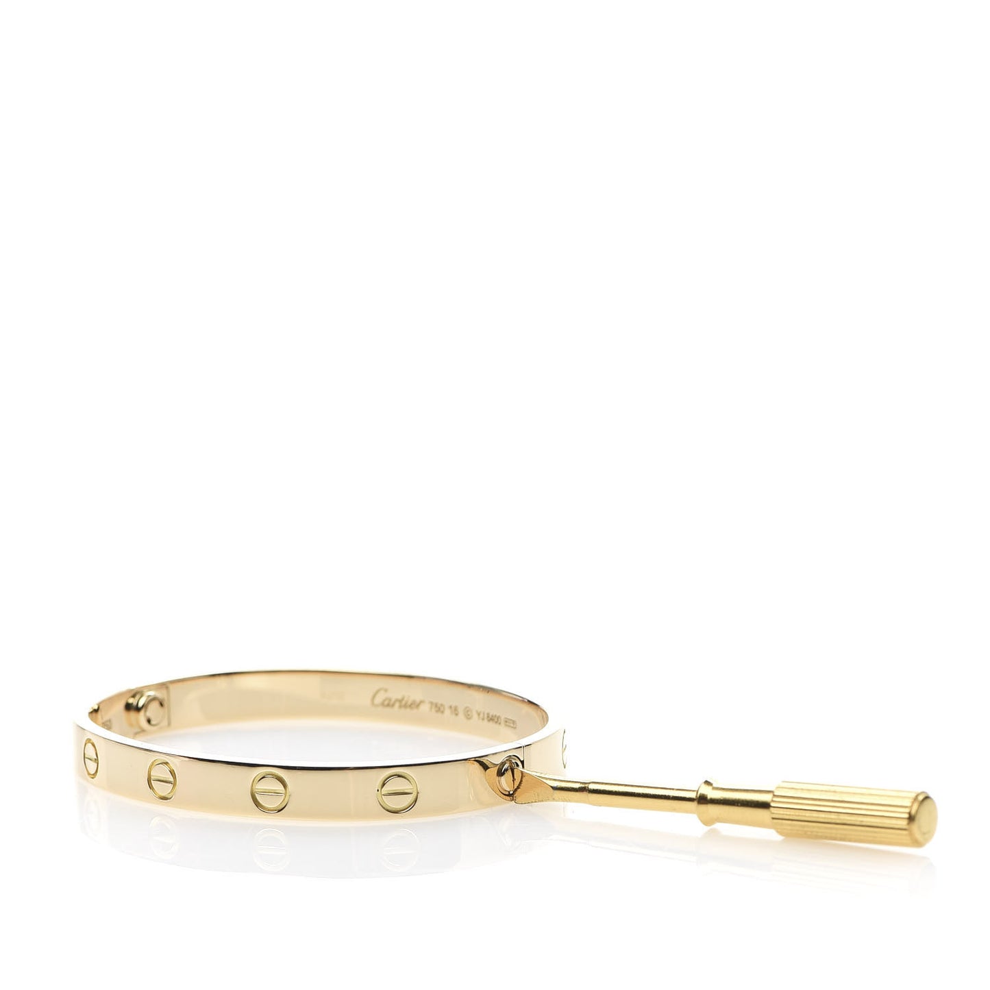 18K Yellow Gold LOVE Bracelet 16