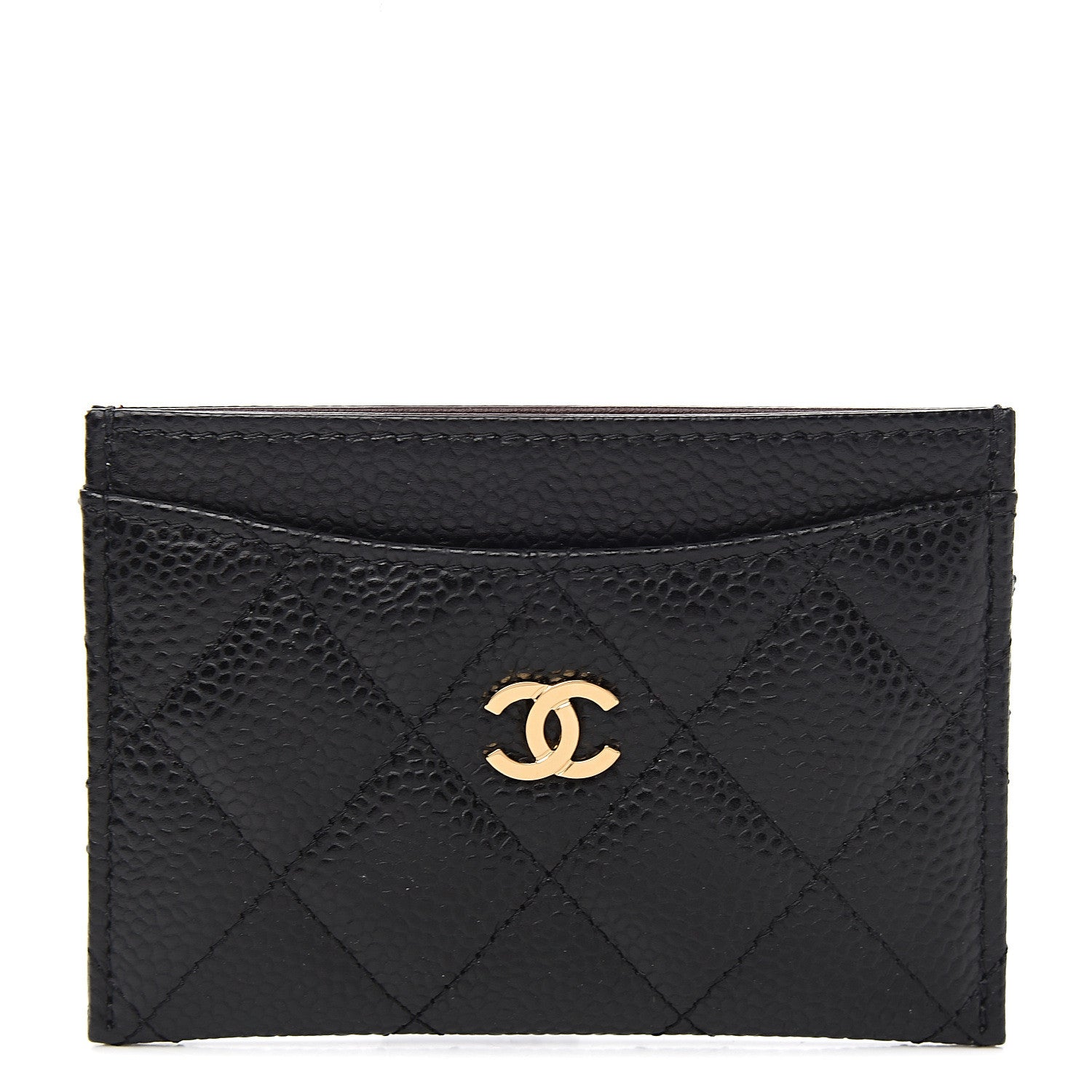 Chanel Caviar Quilted Card Holder Black 1 of 8