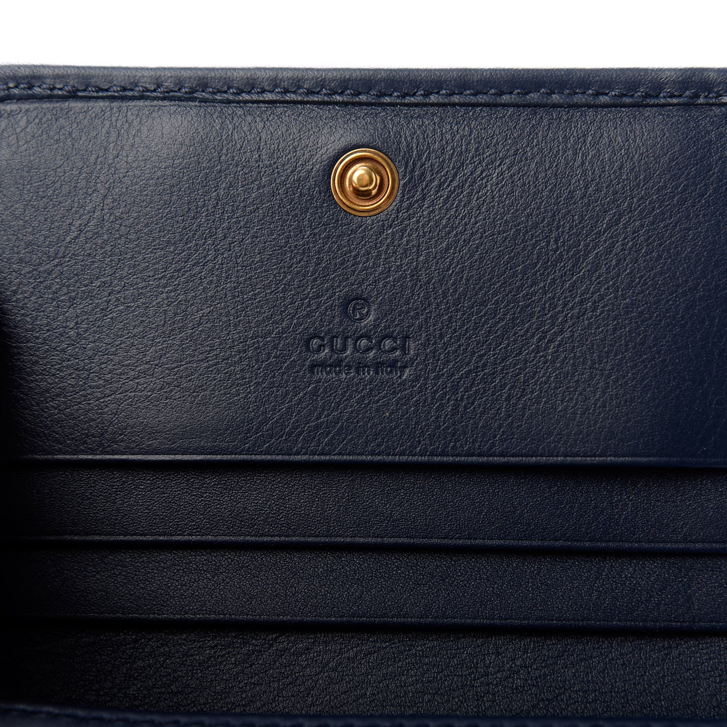 Gucci Canvas Flora Floral Trapuntata Zumi Card Case Wallet Great White Multicolor Blue Agata 6 of 7