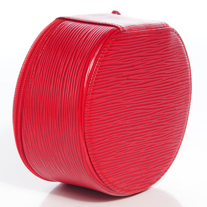 Louis Vuitton Epi Ecrin Bijoux 12cm Jewelry Box Case Rouge 3 of 7