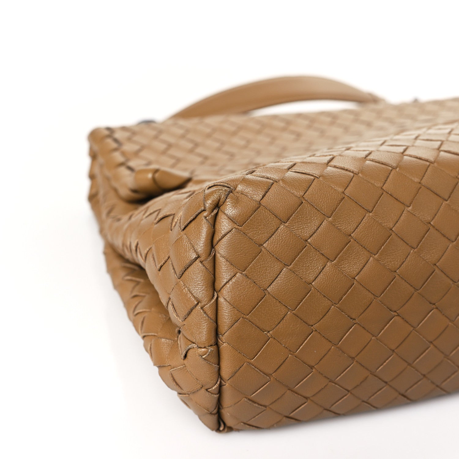 Bottega Veneta Nappa Intrecciato Olimpia Shoulder Bag Camel 8 of 10