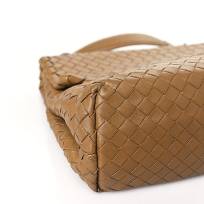 Bottega Veneta Nappa Intrecciato Olimpia Shoulder Bag Camel 8 of 10