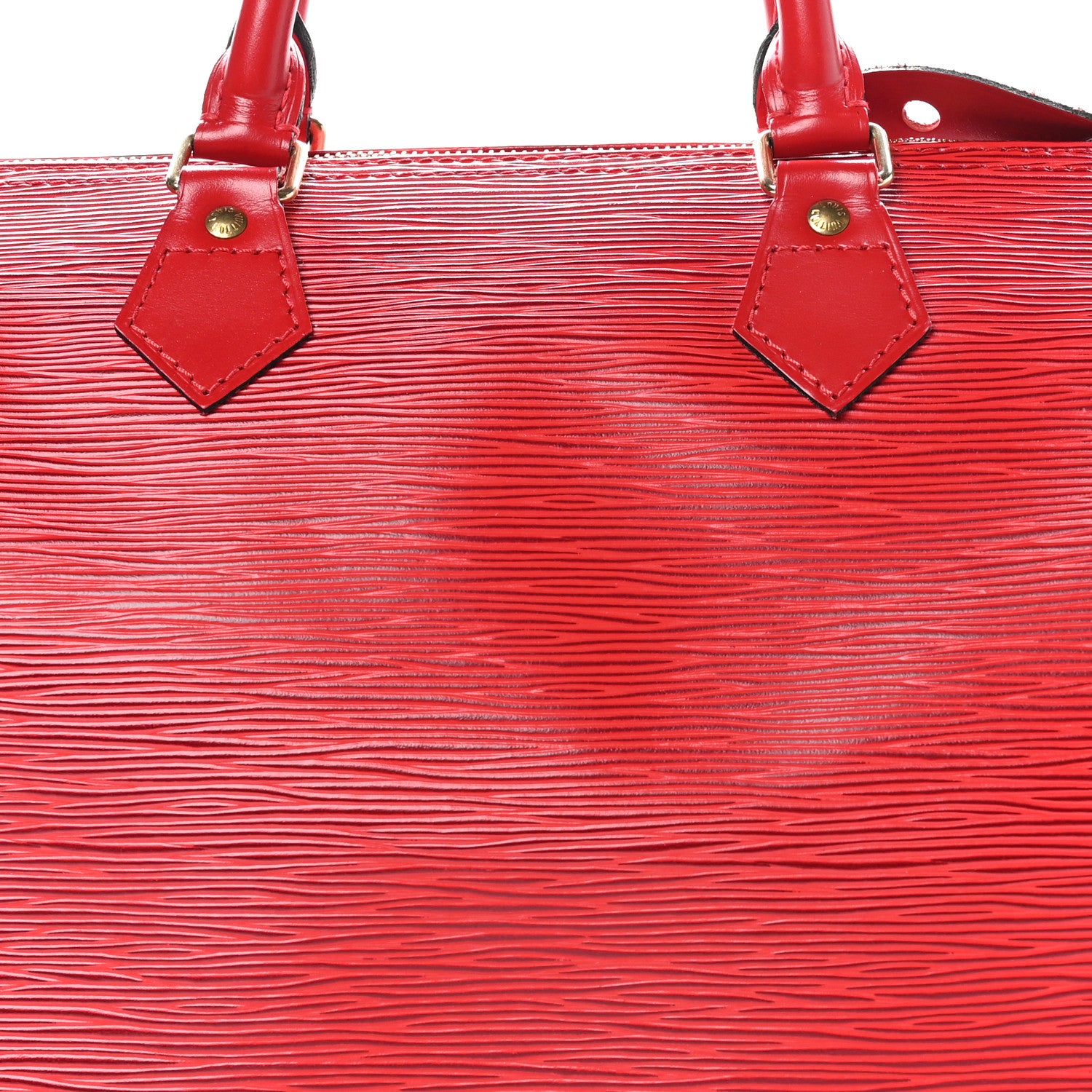 Louis Vuitton Epi Speedy 30 Castillan Red 8 of 13