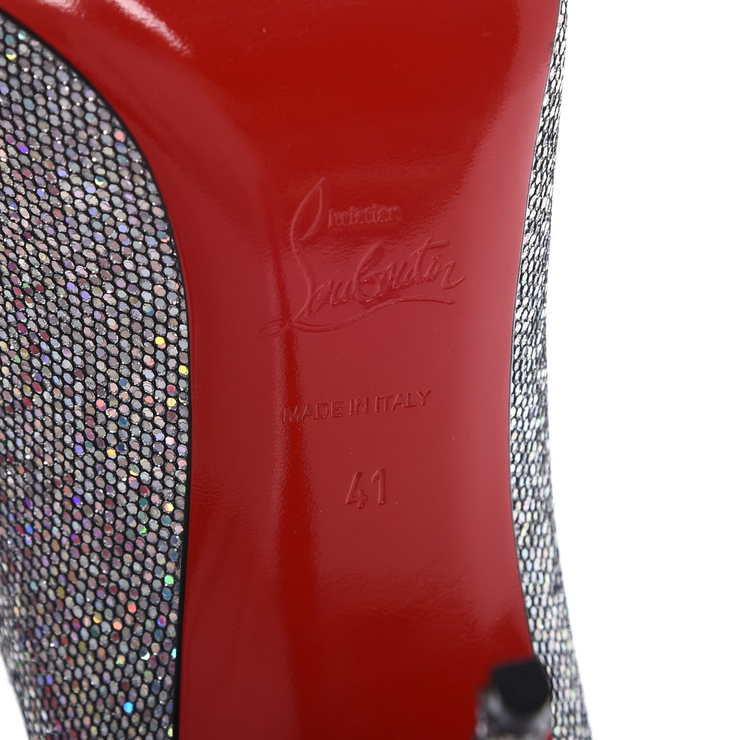 Glitter Disco Ball Pigalle Follies 100 Pumps 41 Multicolor