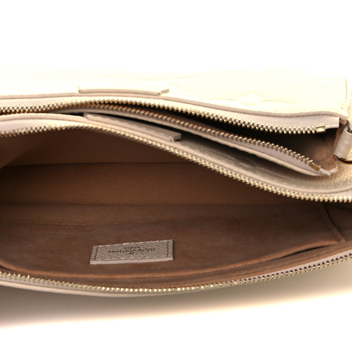 Louis Vuitton Empreinte Monogram Giant Multi Pochette Accessories Cream 5 of 13