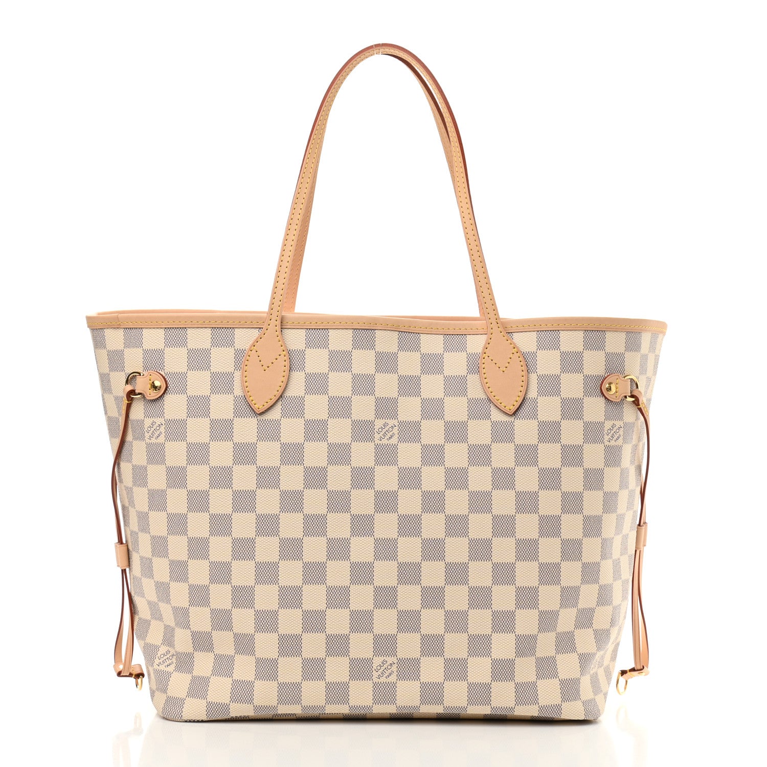 Louis Vuitton Damier Azur Neo Neverfull MM Rose Ballerine 3 of 11