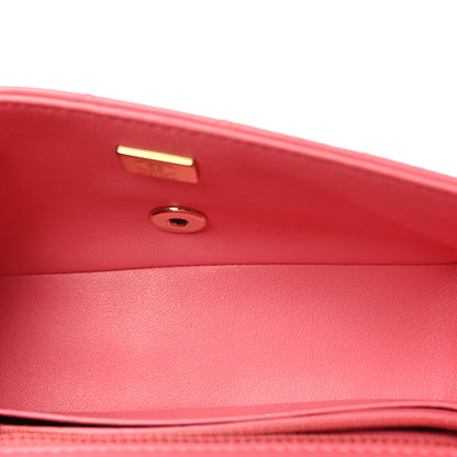 Chanel Lambskin Quilted Mini Rectangular Flap Pink 5 of 10