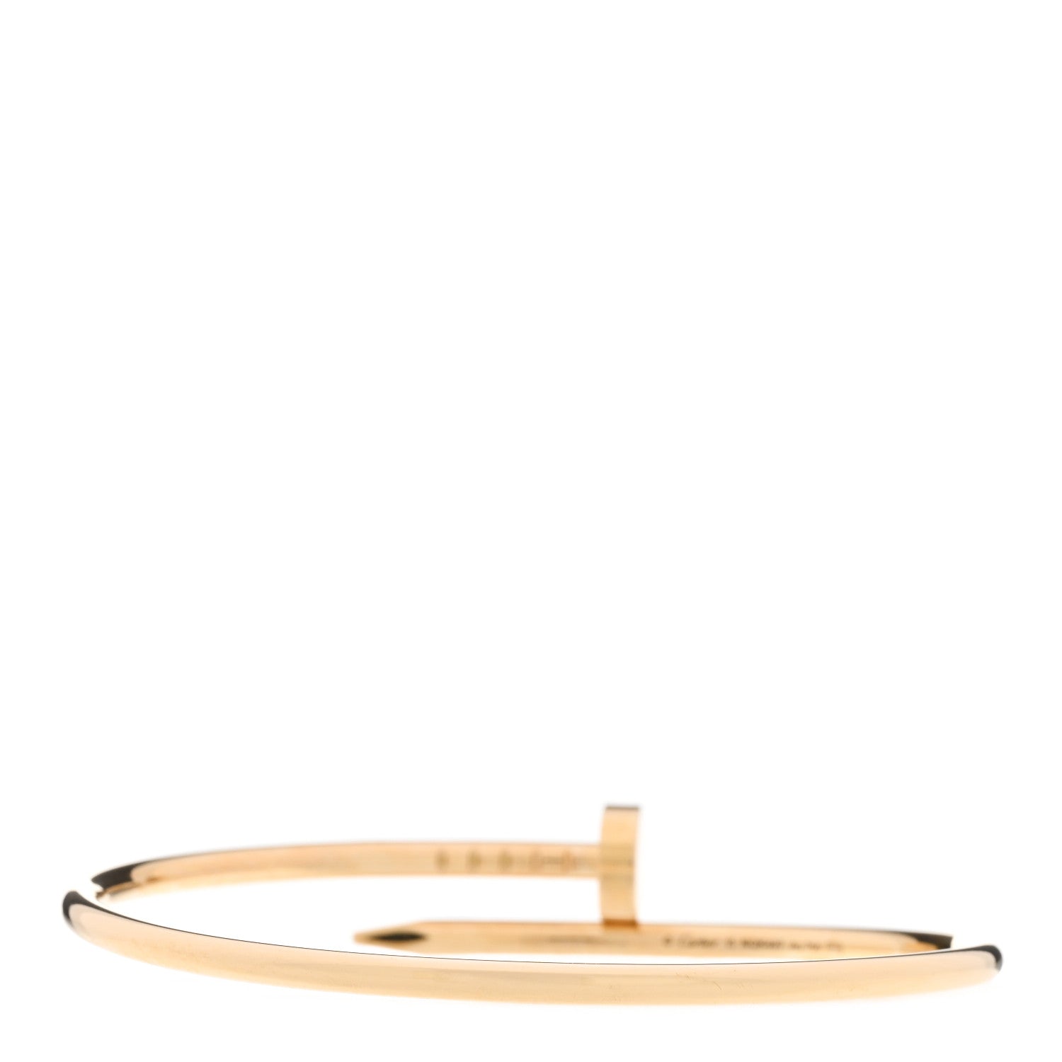 Cartier 18K Yellow Gold Small Juste Un Clou Bracelet 15 2 of 4