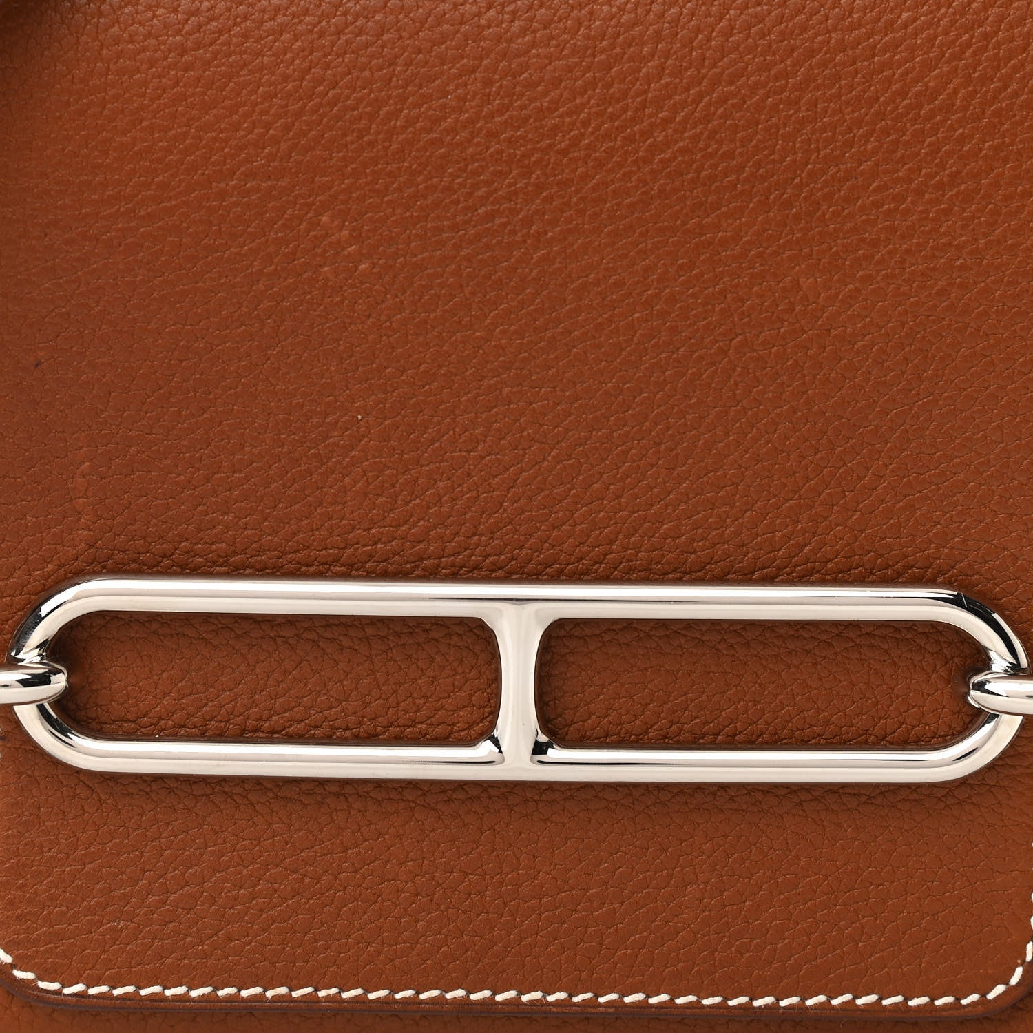 Hermes Barenia Faubourg Mini Sac Roulis Fauve 7 of 12