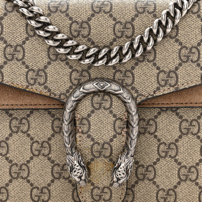 Gucci GG Supreme Monogram Mini Dionysus Shoulder Bag Taupe 8 of 17