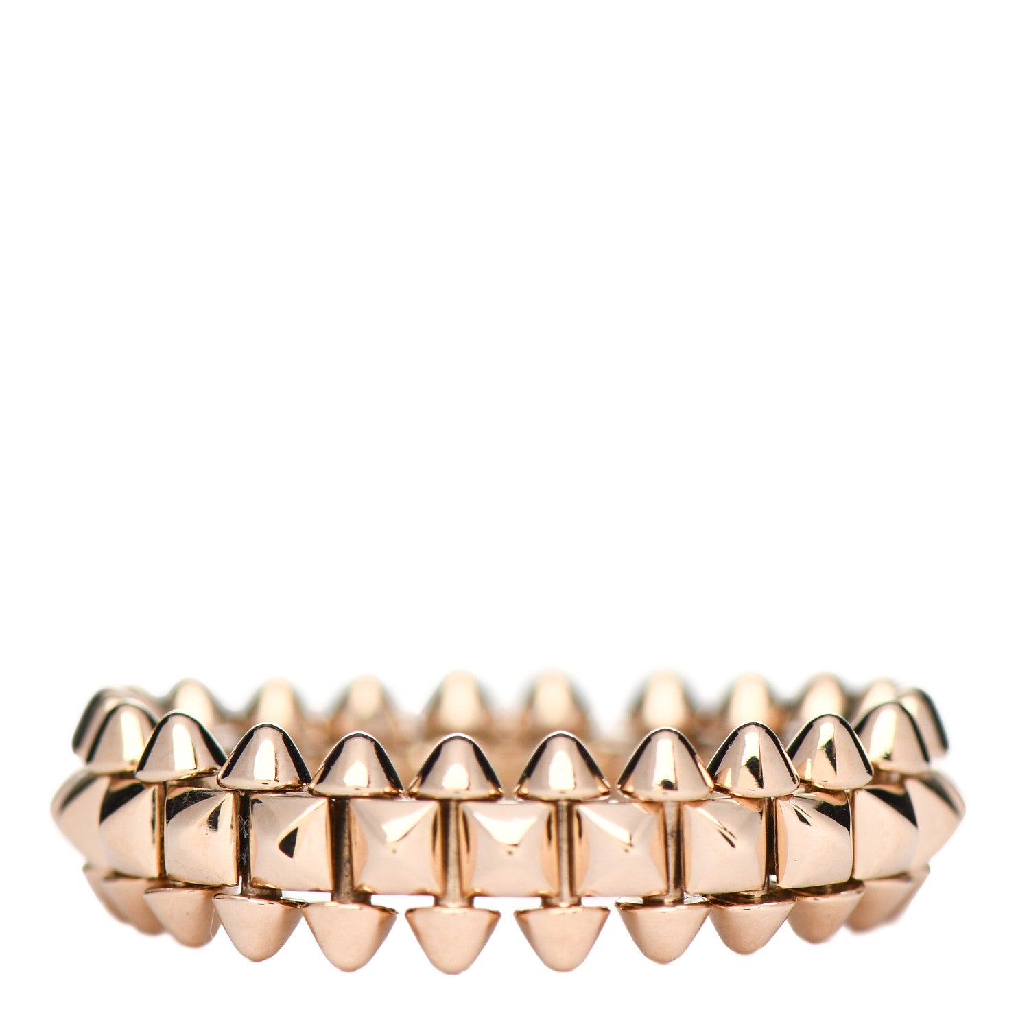 Cartier 18K Pink Gold SM Clash De Cartier Ring 58 8.25 3 of 5