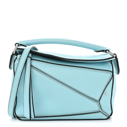 Loewe Calfskin Mini Puzzle Bag Light Blue 1 of 12