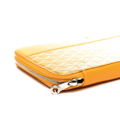 Goyard Goyardine Opera Wallet Yellow 7 of 8