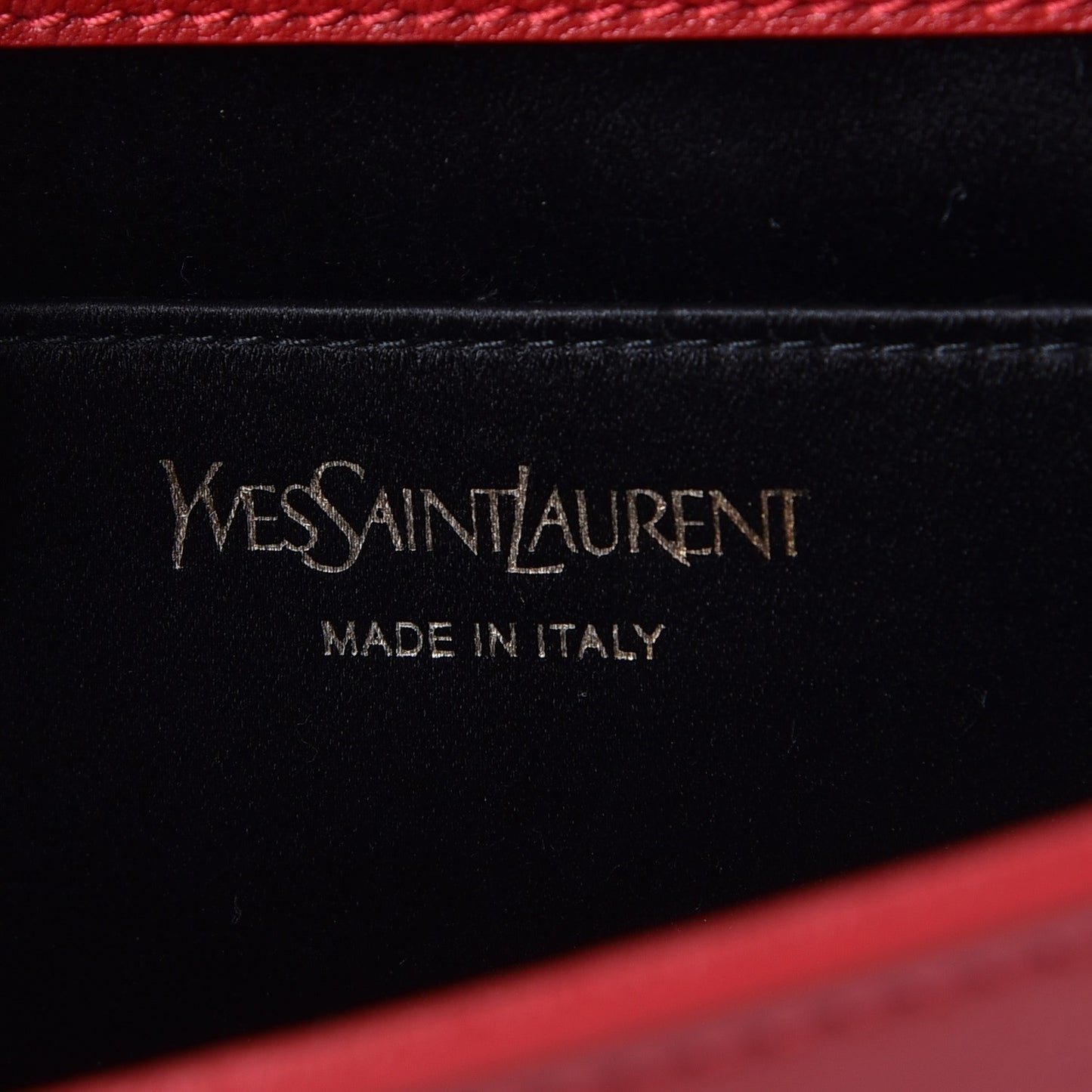 Calfskin Monogram Large Belle De Jour Clutch Red